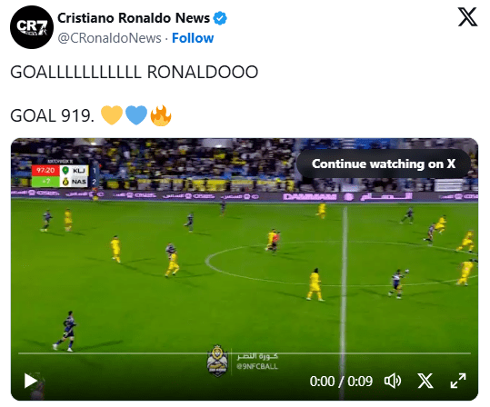 Ronaldo Goal