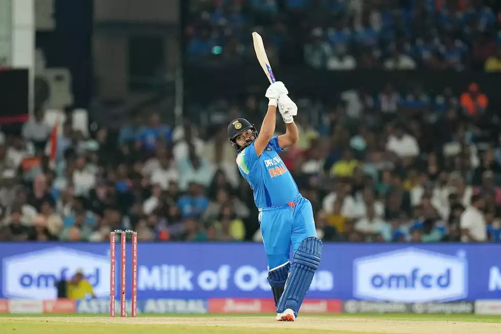 Rohit Sharma Hit Shorts Against England in 2nd ODI