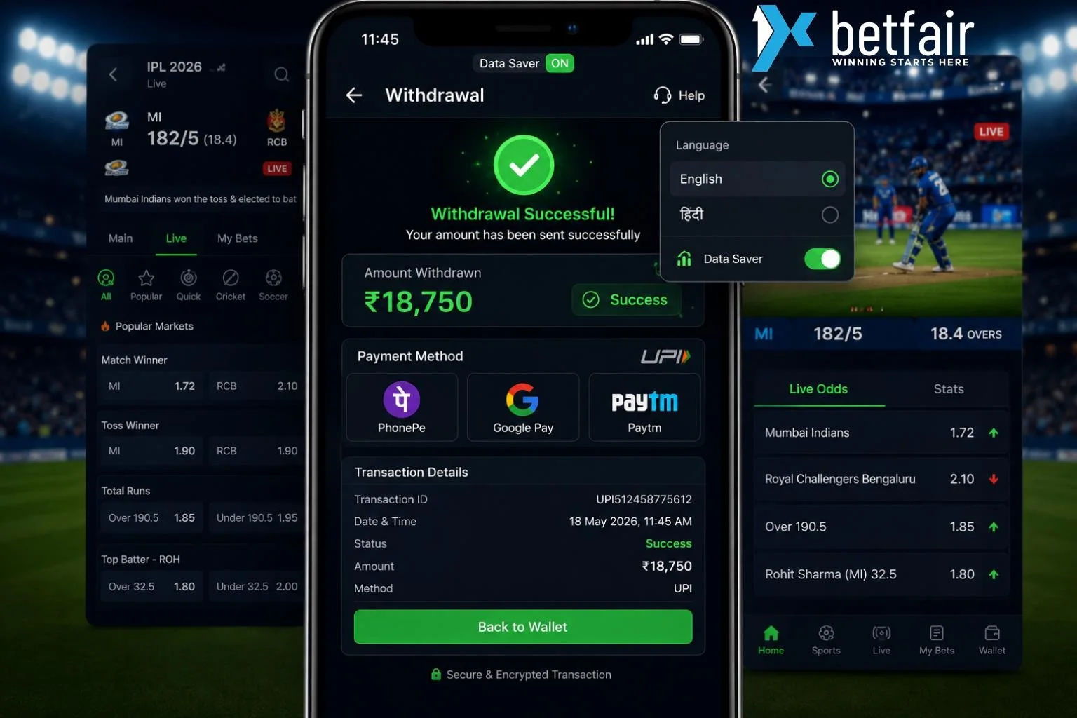 IPL live betting